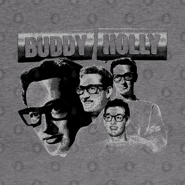 Buddy Holly(Singer Songwriter) by Parody Merch